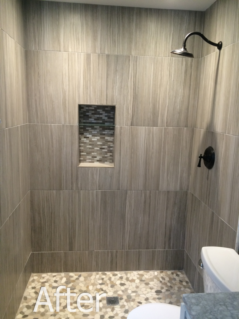 Zoltan Stone Works Full Bathroom Remodel in Silver Springs, MD