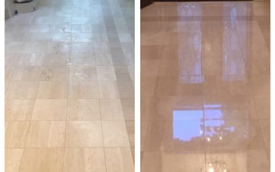 Residential Grand Foyer Floors Restoration in Georgetown, DC