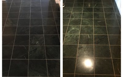 Residential Serpentine Foyer Restored Baltimore, MD