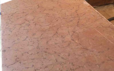 Rosso Verona Marble Countertop Refinished in Potomac MD