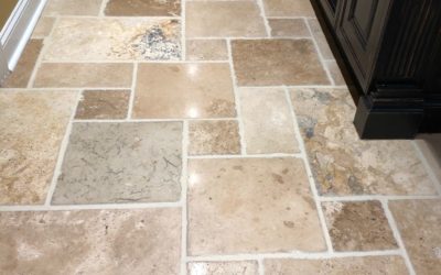 French Travertine Floor Restoration | Georgetown Area