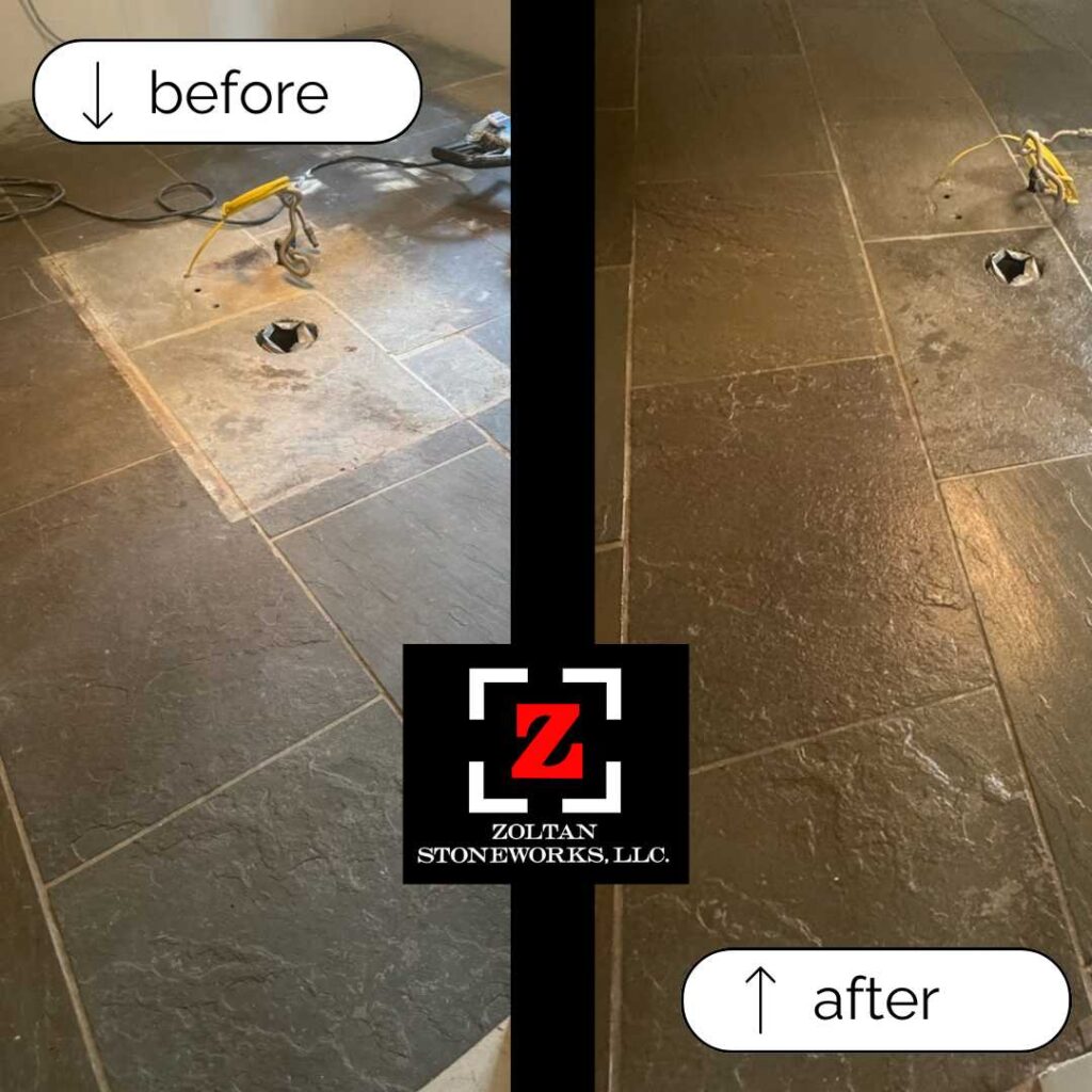 slate floor refinishing MD VA DC